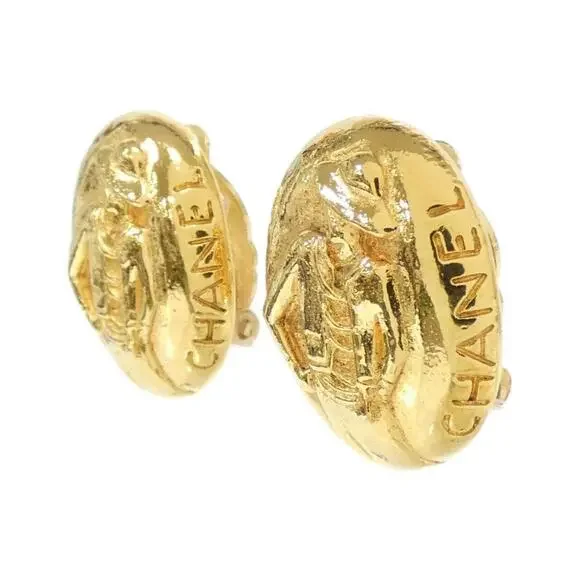 CHANEL Gold Earrings